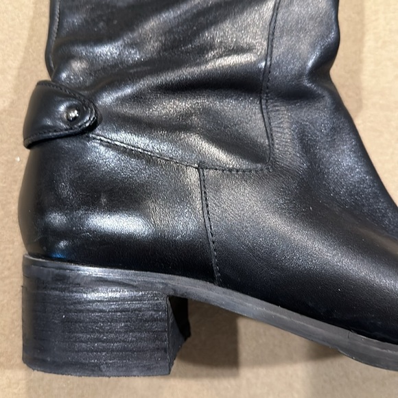 Etienne Aigner Riding Boots, Black Size 9 - Picture 3 of 6